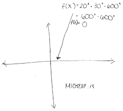 Michelle succesfully graphs 0