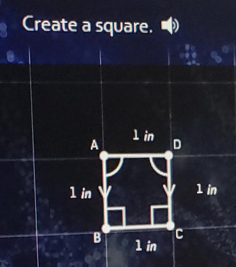 Screenshot from online geometry class